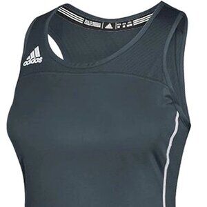Adidas Climacool Compression Racerback Tank Top Shirt Womens Size S Gray Gym NWT